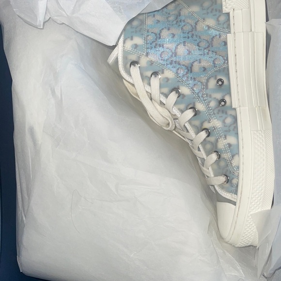 Dior Blue and White Men's Sneakers - Picture 1 of 4